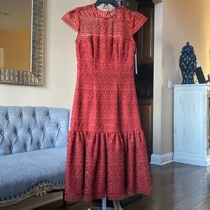 Antonio Melani Lace Midi Dress NWT
